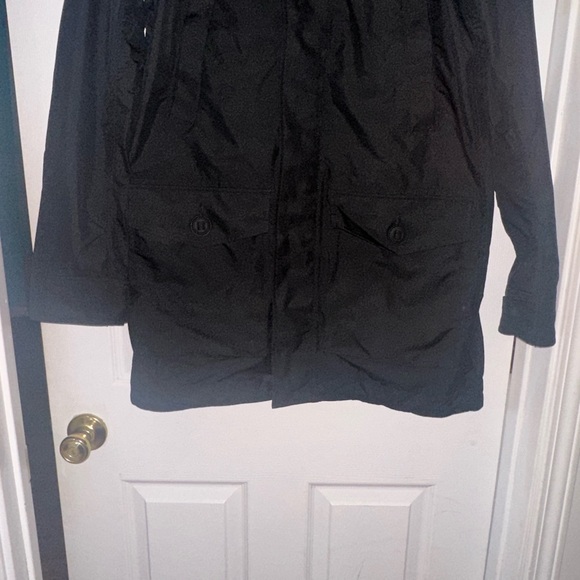 Men's Black Hooded Jacket - Picture 4 of 10